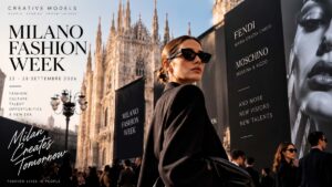 Milano Fashion Week settembre 2026 durante una sfilata